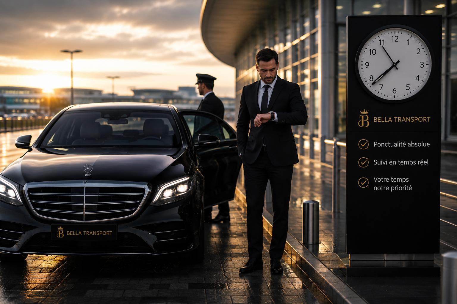 Ponctualité chauffeur privé Transfert Provence Marseille région Provence - Chauffeur privé Avignon Avignon alternative au taxi Avignon Avignon